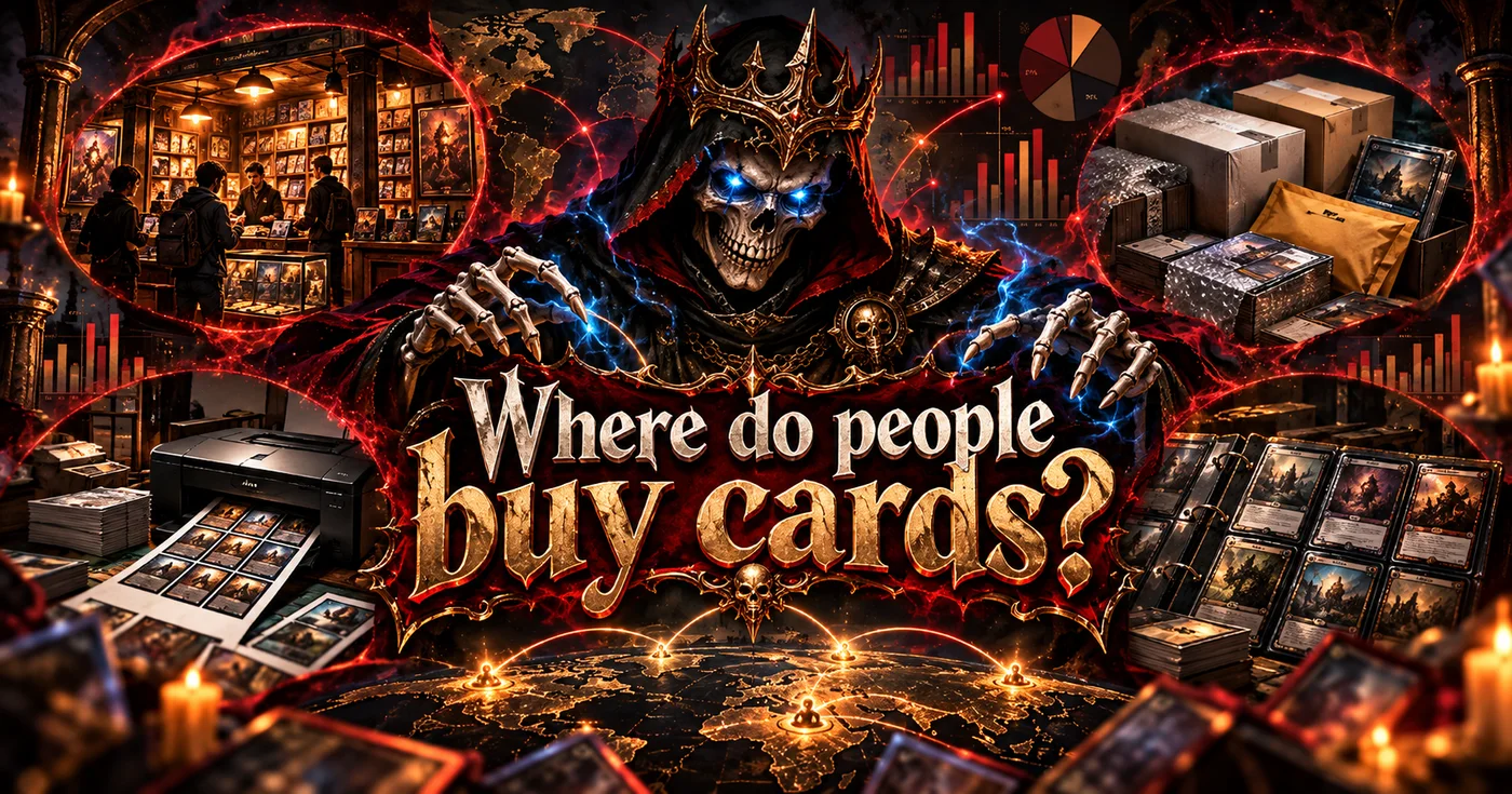 Where Do MTG Players Get Their Cards? 3 in 4 Use Game Stores—and Most Proxy Users Buy Cards Too.
